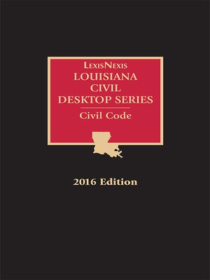 cover image of Louisiana Civil Code
